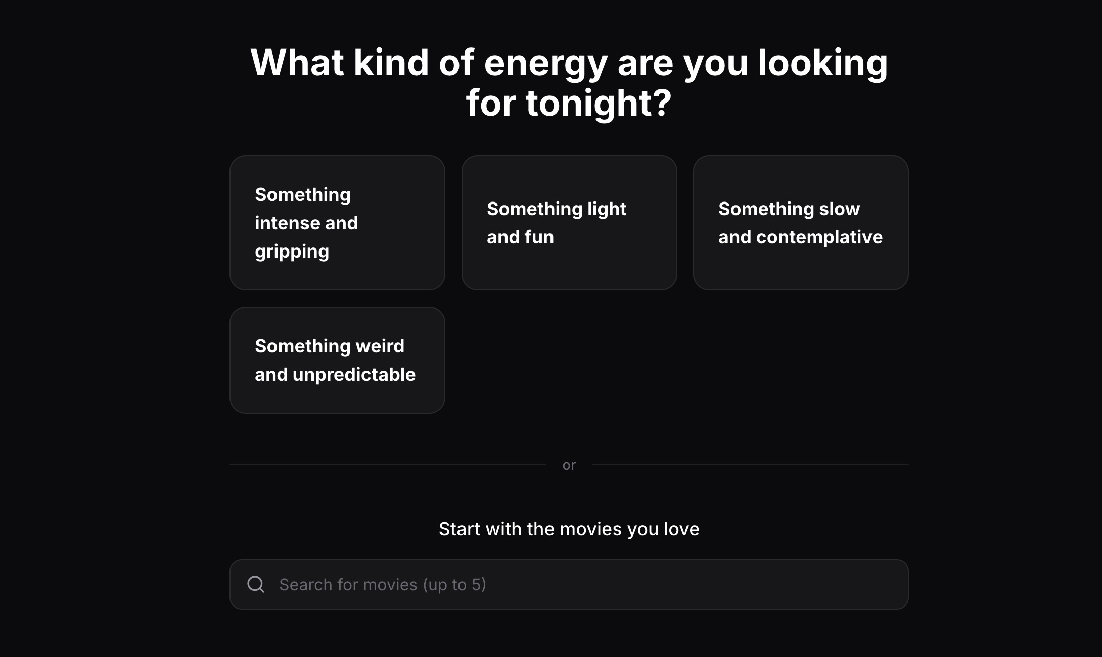 First question in the agent conversation